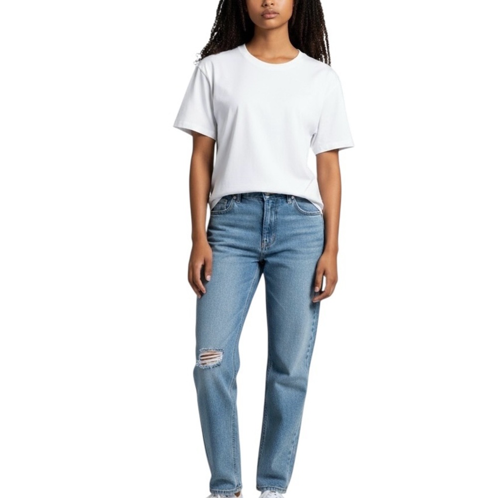 AG-ED DENIM Adriano Goldschmied Classic Blue Straight Fade Jeans Sz 31R - Picture 1 of 16